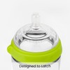 Comotomo Baby Bottle Double Pack, Green, 8oz