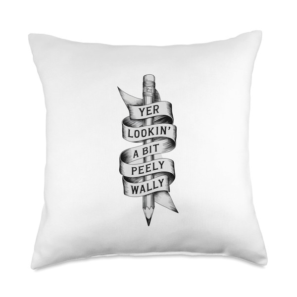 Funny Scottish Sayings Yer Lookin' A Bit Peely Wally Graphic
