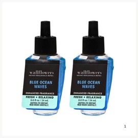 Blue Ocean Waves Fragrance Wallflowers Refill 2-pack, 1.6 fl. oz. total (Packaging Label Styles May Vary)