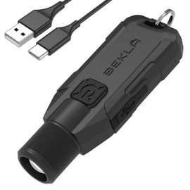 Keyring Torch Zoomable 380 Lumen LED Small Torch, EDC Mini Torch, Bright Pocket Torch, USB Torch Light. Handbag Light. USB Flashlight, Key Ring, LED Flashlight, Mini Flashlight Torch, EDC Torch.