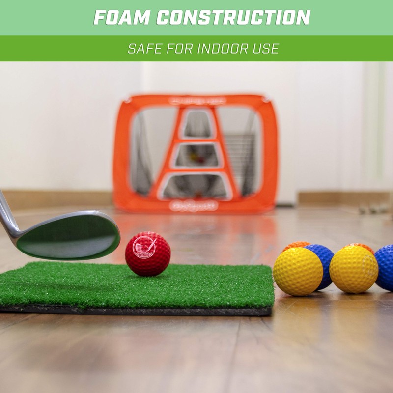 GoSports Foam Golf Practice Balls - 16 Pack Realistic Feel