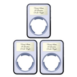 Ursae Minoris Elite Certified-Style Coin Holder for US $20 Coronet or St Guadens Gold Double Eagle Three Pack