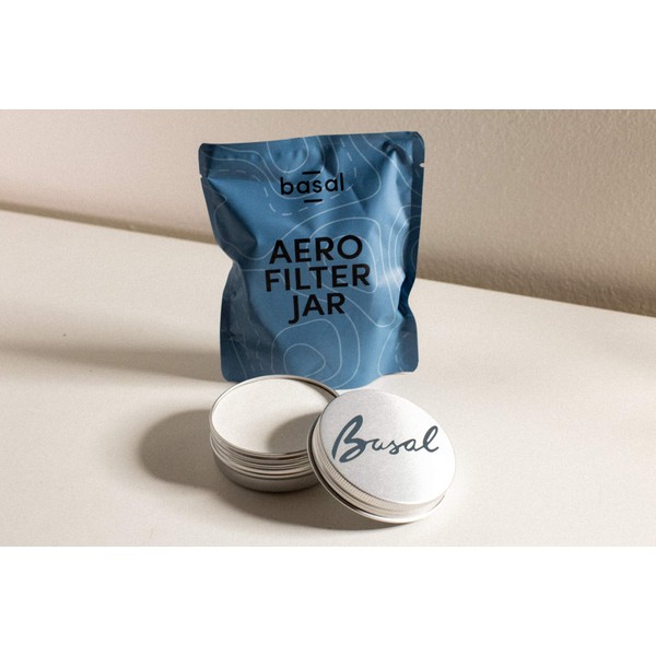 Basal Aero Filter Jar for AeroPress Filter Storage & Protection