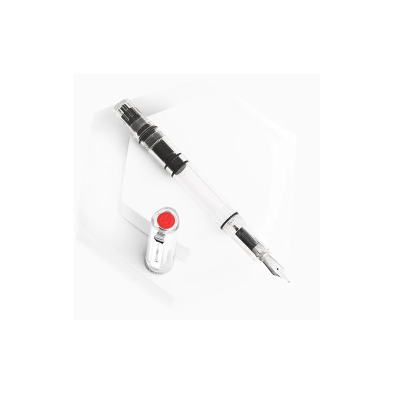 TWSBI Eco T Fountain Pen, Clear CT, Suction Type, Fine