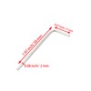 AUXBC 24pcs 2mm Hex Key Wrench, L-Shape Allen Wrench Hex