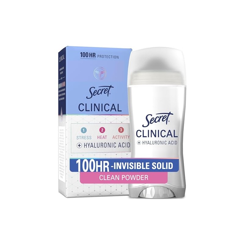 Secret Clinical Strength Barra Antitranspirante Desodorante Invisible Mujer