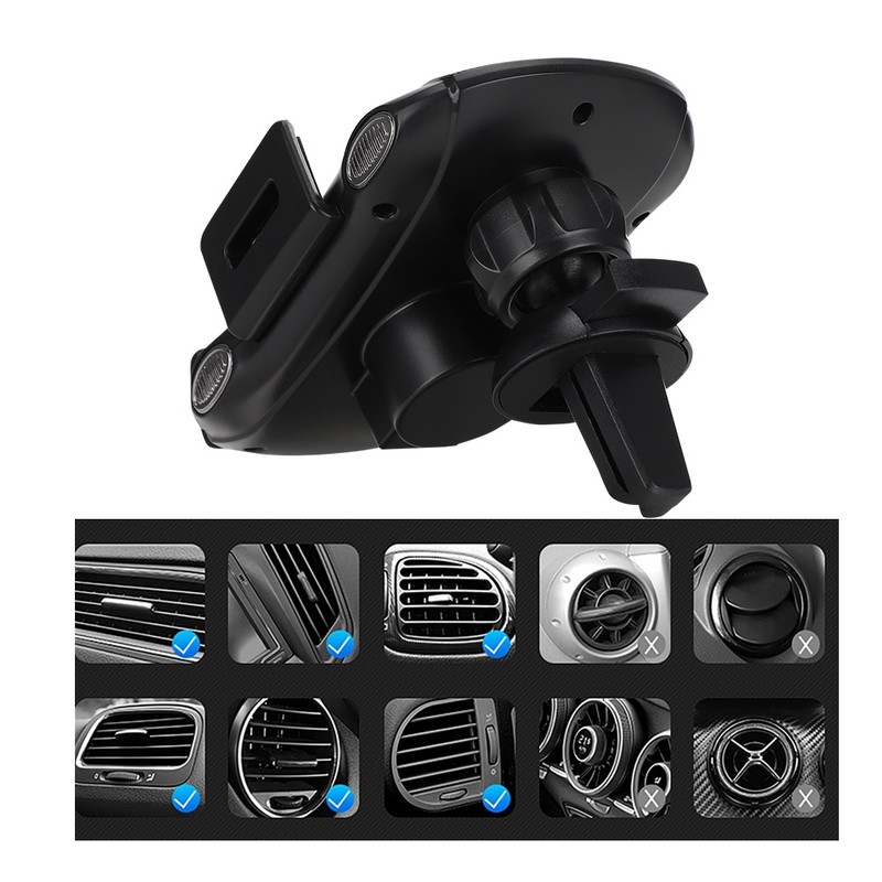 Wireless Car Fast Charger Car Mount Phone Holder for IOS