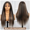 ToyoTress Natural Black Synthetic Lace Front Wig - 26 Inch