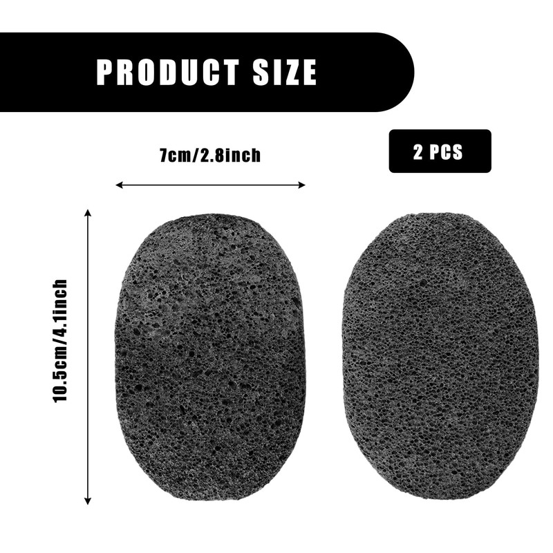 Bojueshaw 2PCS Pet Grooming Volcanic Stone – Shedding & Massage