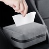 SUNTRADE Car Tissue Holder, PU Leather Car Napkin Holder for