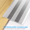 Orechic 5″Wide Sturdy Thicken Aluminum Threshold Strip, Stylish Floor Transition