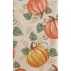 Mainstream International Autumn Harvest Pumpkins with Vine Leaves Vinyl Flannel