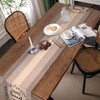 Modern Table Runner 40 x 140 cm Beige Brown Runner