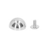 100 Sets Mushroom Rivet 12mm High Hardness Round Head Leather