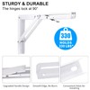 Folding Shelf Bracket 30cm,YUMORE Heavy Duty Collapsible Brackets Shelf Support