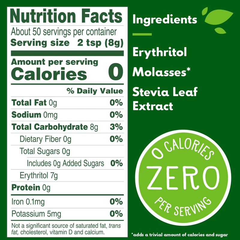 Truvia Sweet Complete Brown Calorie-Free Sweetener with the Stevia Leaf,