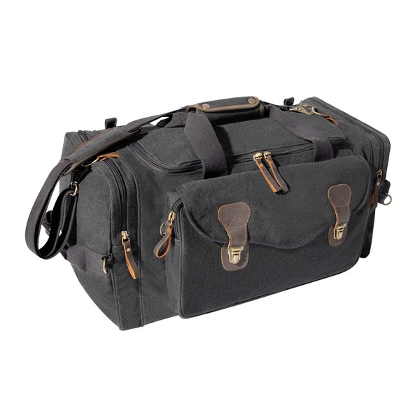 Rothco Canvas Long Weekend Bag (Charcoal Grey)