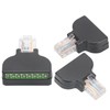 3 Sets RJ45 Male to 8 Pin Screw Terminal Connector