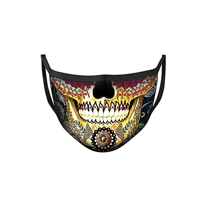 Darkwear SUGAR SKULL Rock Metal Biker Xmas Gift Mexican Skull