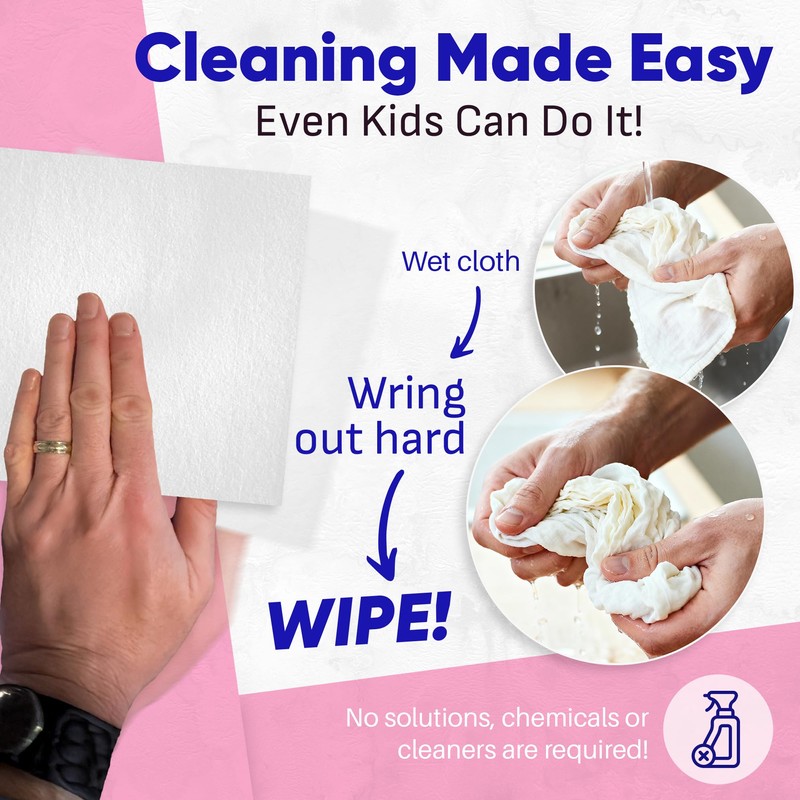 Kaywos Zezo-Fiber Microfiber Cleaning Cloth - Highly Absorbent Premium Towels