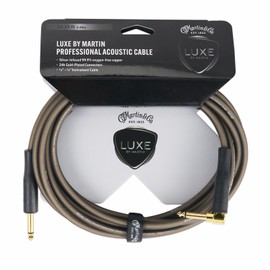 LUXE BY MARTIN® Guitar Cable – Premium Acoustic Cable | Rich Tone, Low Capacitance & Quiet Performance | Flexible, Durable Design with Lifetime Guarantee