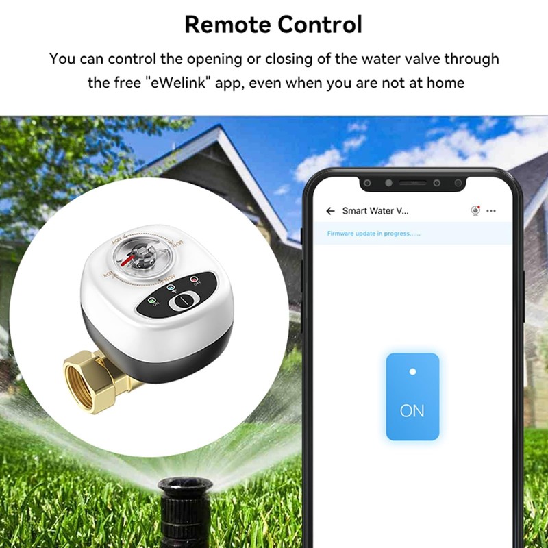 Mulcort WiFi Water Valve Automatic Switch Smart Ball Valve IP65