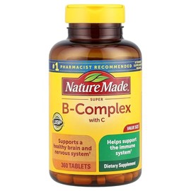 Nature Made Super B Complex Tablets, Value Size, 360 Count