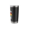 Retro Parachuting Skydiver Bucket List Skydiving Stainless Steel Insulated Tumbler