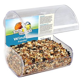 Walter Harrisons Wild Bird Window Feeding Station Lightweight Feeder - 14 cm, Clear, 11963