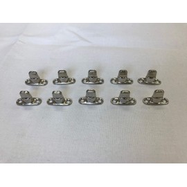 Common Sense Fastener, Turn Button, Double Height, 2 Hole Stud, 10 Piece Set - Shipped from The USA!