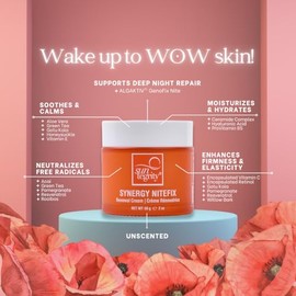 Suntegrity Synergy Nitefix - Crema Renovadora, 2 Oz - Úsala Por La Noche Y Despierta Con Una Piel Espectacular.