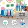 Ice Lolly Moulds, Healthy Refreshing Fruit Treat Maker with Sticks