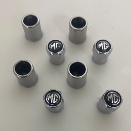 Newstar MG Midget GT MGB TF ZR 1100 ZS convertible wheels Chrome Valve stem caps covers