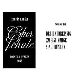 Chorschule: 33 zweistimmige Singübungen. Vol. 9. children's choir.