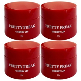 Pretty Freak Cherry Lip Mask Lip Balm Lip Volume Wrinkle Exfoliating Lip Care 20g 4pcs / 프리티프릭 체리립 마스크 립밤 입술볼륨 주름 각질 립케어 20g 4개