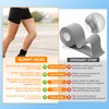 Precut Kinesiology Tape for Knees,24 Ct,20% Stronger Adhesive,Beige