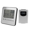 Thermometer Hygrometer with Weather Report Alarm Clock Wireless Temperature Humidity