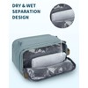 WANDF Toiletry Bag for Men Travel Toiletry Organizer Canvas and