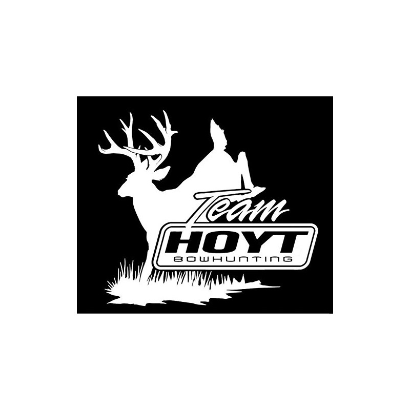 USA Wheel Covers Team Hoyt Bowhunting Deer Jumping Back car