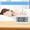 YUANRANER Digital Alarm Clock with Indoor Temperature, Battery Operated,Snooze Model,12/24H