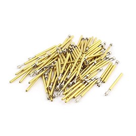NEW LON0167 100Pcs P75-Q2 Dia 1.02mm Length 16.54mm 100g Spring Test Probe Pin(100 Stcke P75-Q2 Dia 1.02mm Lnge 16.54mm 100g Federsondenstift