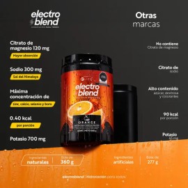 Bebida Hidratante En Polvo 360gr. Electroblend. B Life Sabor Orange                                                                                   