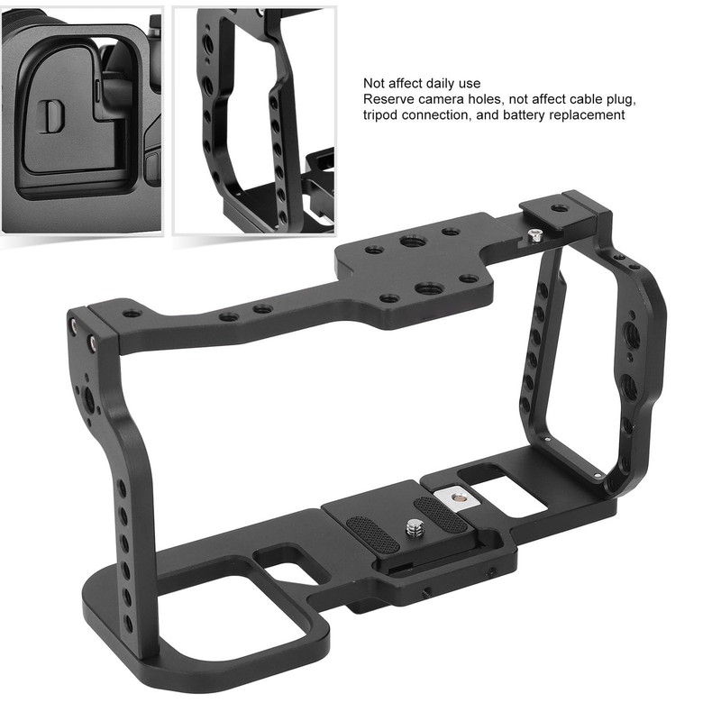 Camera Cage Kit with Quick Release, 1/4 and 3/8 Threads,