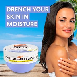 Palmer's Cocoa Butter Formula Tahitian Vanilla Body Cream, Crema Humectante con Manteca de Karité y Vitamina E para una Piel Más Suave, Humectación 72
