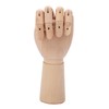 Wooden Hand Model Movable Flexible Durable Wood Wide Application Wooden