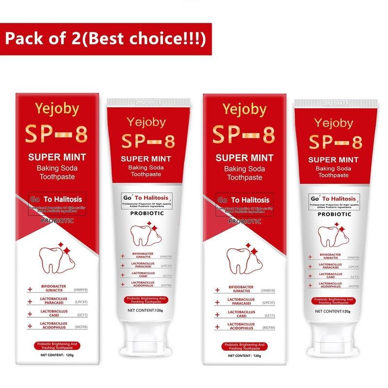 Yejoby [Upgraded Version] Super ProbioticSp-8 Toothpaste, SP-8 Toothpaste, SP8 Probiotic