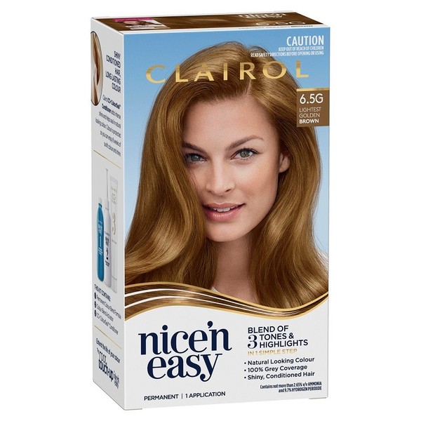 Clairol Nice And Easy 6.5G Lightest Golden Brown