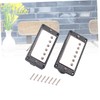 Kisangel 2pcs Set Humbucker Pickup Set for Electric Guitar Black