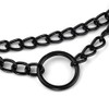 Manfnee PU Leather Choker, Punk, Goth, Emo Circle Necklace, Chain