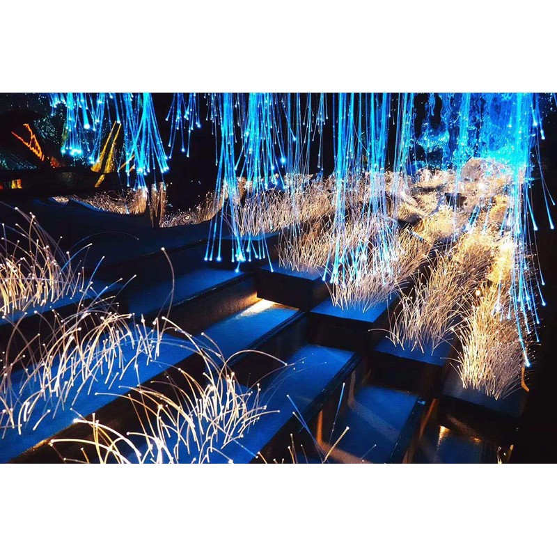 AZIMOM PMMA Plastic End Glow Fiber Optic Cable 1mm(0.04in) 50m(164ft)/Roll